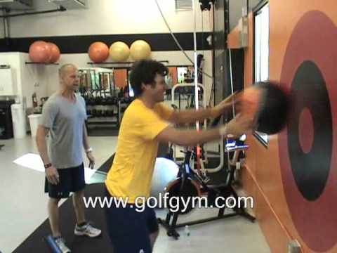 Golf Fitness: Stephen Grant-Medicine Ball Drills at The GolfGym Academy