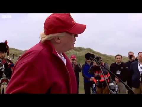 Donald Trump Opens New Golf Course In Aberdeenshire