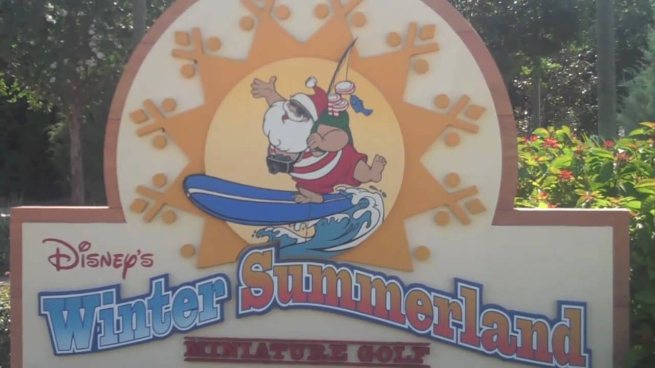 Winter Summerland Golf at Disney World Resort