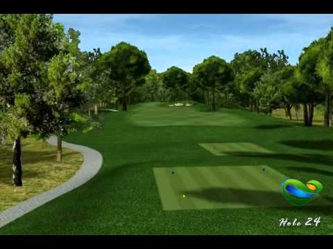 Tat Golf International Golf Club Flyover – Hole 24