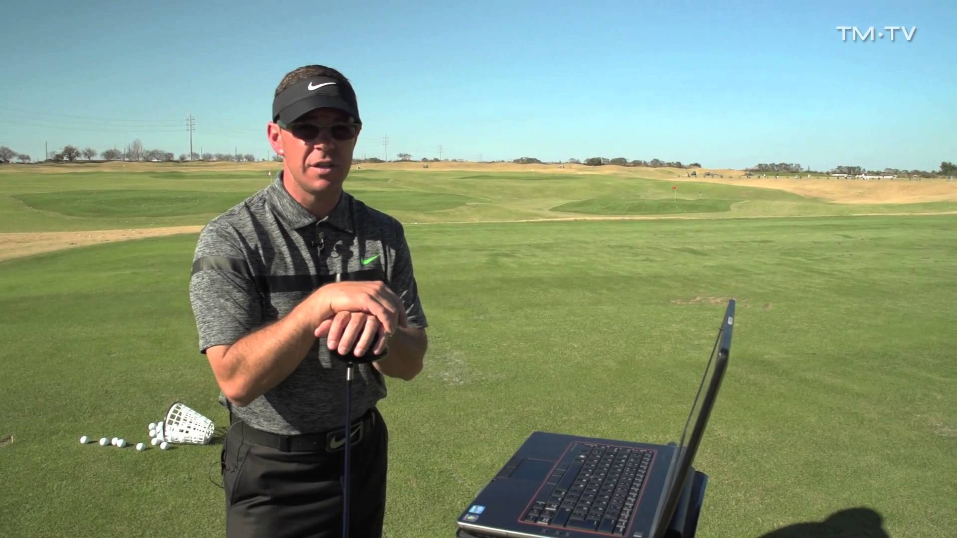 TrackMan lesson with Sean Foley