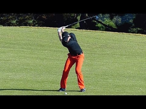 [Slow HD] Rory McIlroy 2013 LONG IRON with practice golf swing (1)