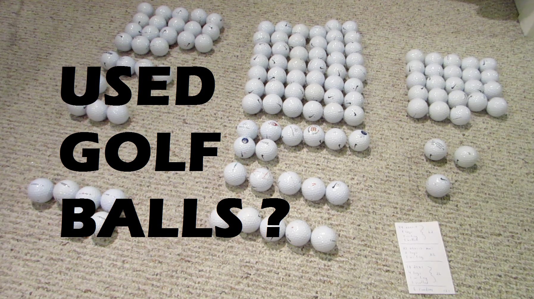 Used Golf Balls, Should You Buy Them?