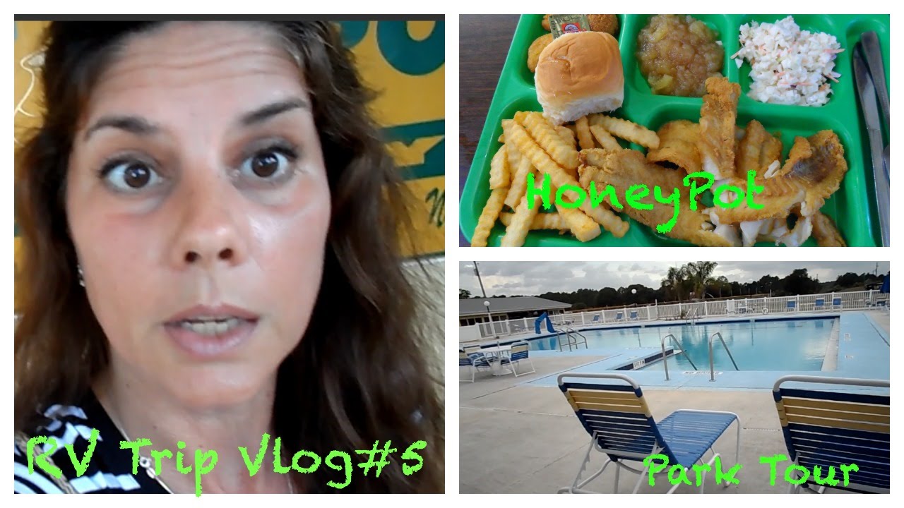 RV Travel Florida Vlog #5 ~ Honeypot, RV Bubble Bath, Clerbrook, Golf RV Resort Exploring