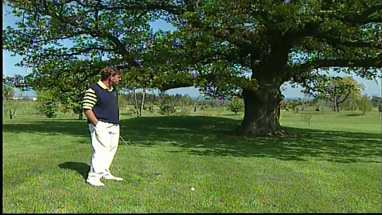 Golf Tip – Driver for low shot under tree – Druids Glen Golf Club, Ireland – Unravel Travel TV