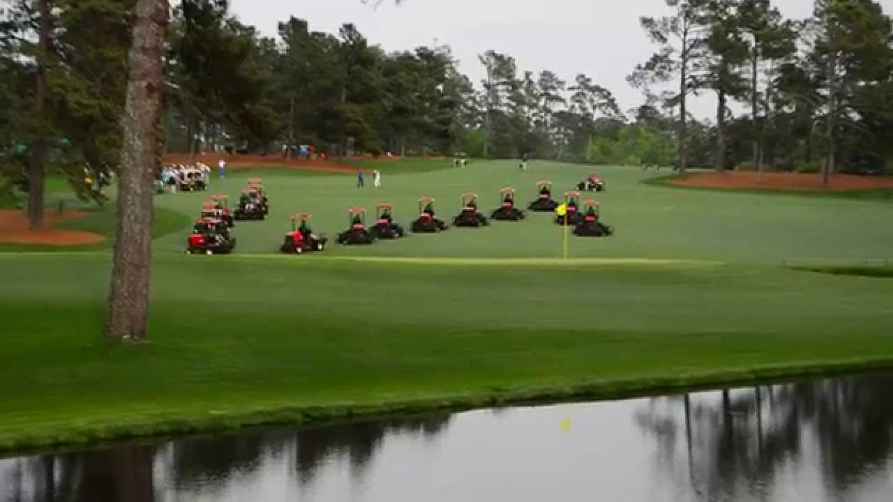 Masters Practice Round – Mowing #15