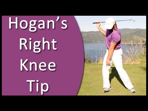 Golf for Beginners – Ben Hogan’s Right Knee Backswing Tip (From Golf’s #1 Instruction System – RST)