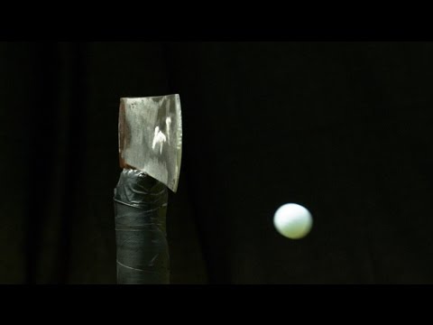 Golf Ball Vs. Axe Blade  | How Ridiculous