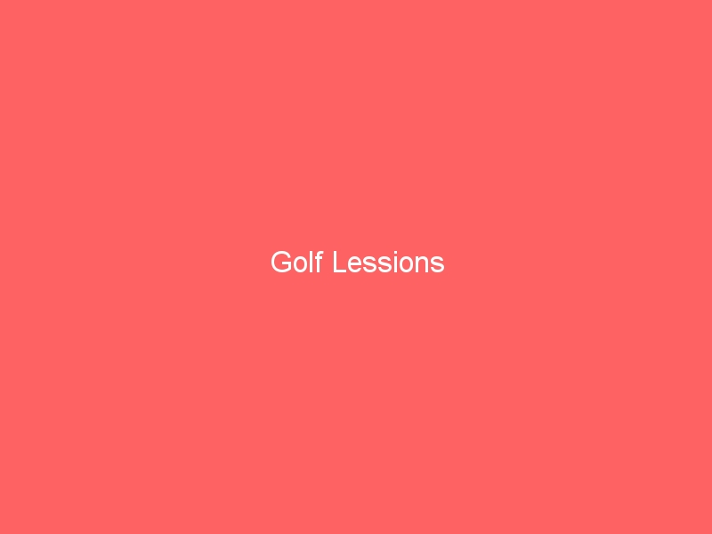 Golf Lessions