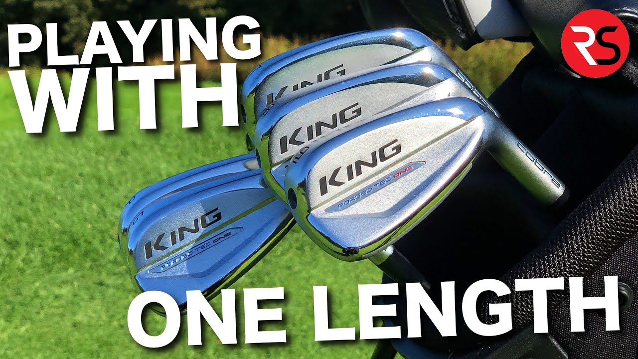 Playing golf with ONE LENGTH Cobra Forged Tec Irons!