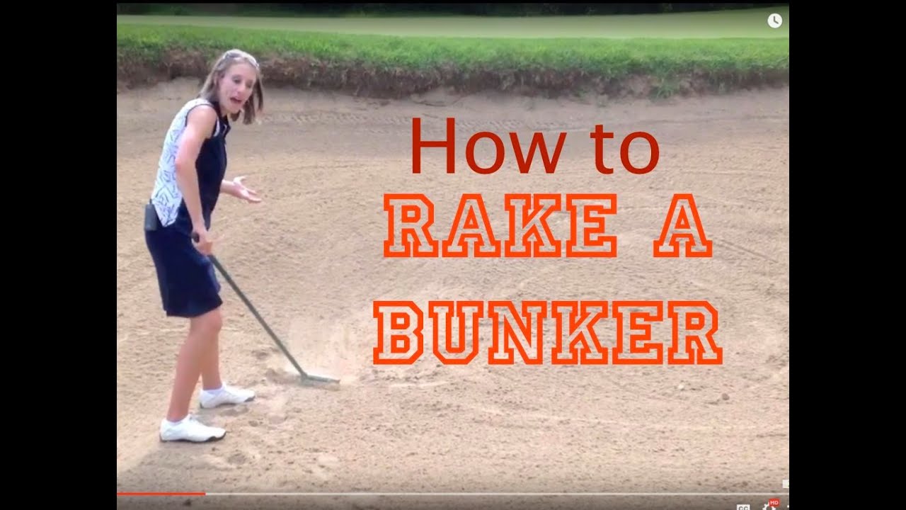 How To Rake A Bunker – Golf Etiquette