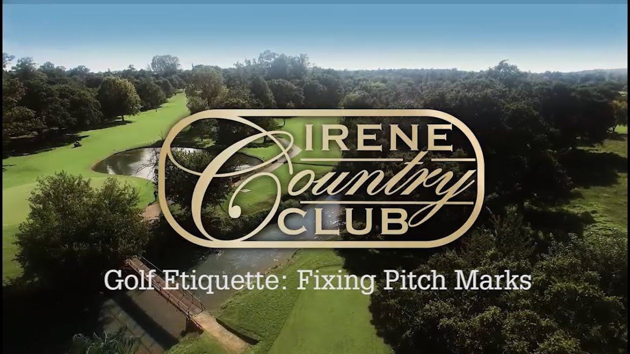 Golf Etiquette: Fixing Pitch Marks