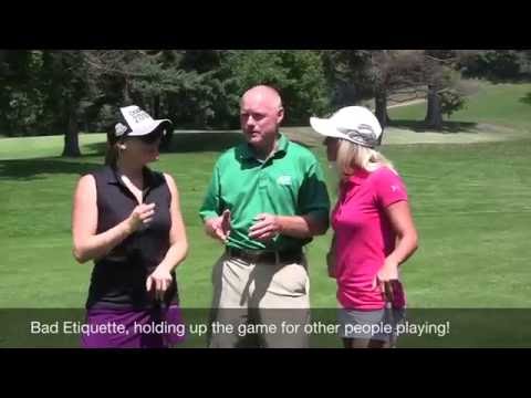 Sherrie & Burke – Golf Green Etiquette