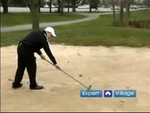 Basic Golf Etiquette & Techniques : Etiquette for Importance of Raking a Sand Trap in Golf