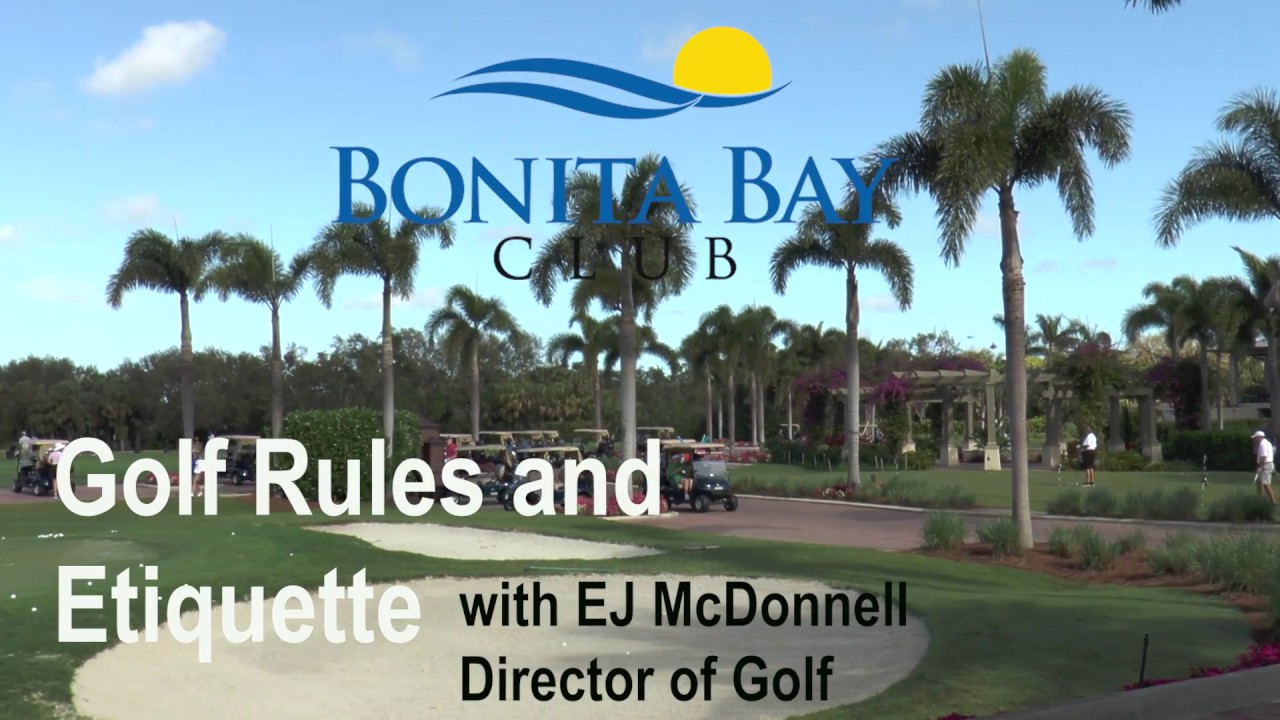 Golf Rules & Etiquette with EJ McDonnell