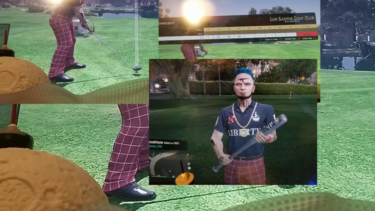 GOLFING ETIQUETTE: Grand Theft Auto Online moments part 3: GOLFING IN STEREO