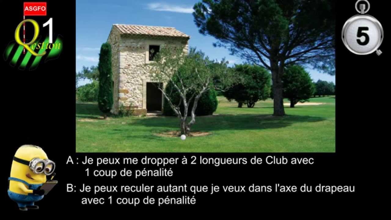 Questionnaire Règles De Golf