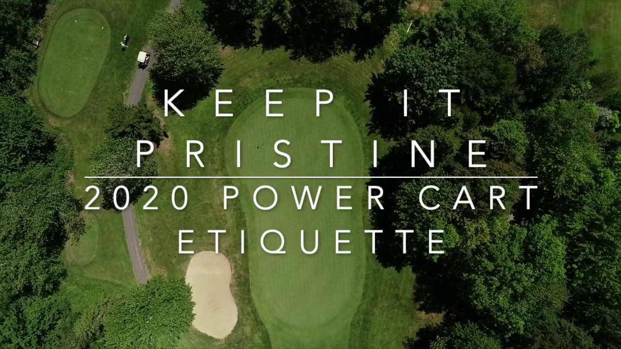 2020 Power Cart Etiquette