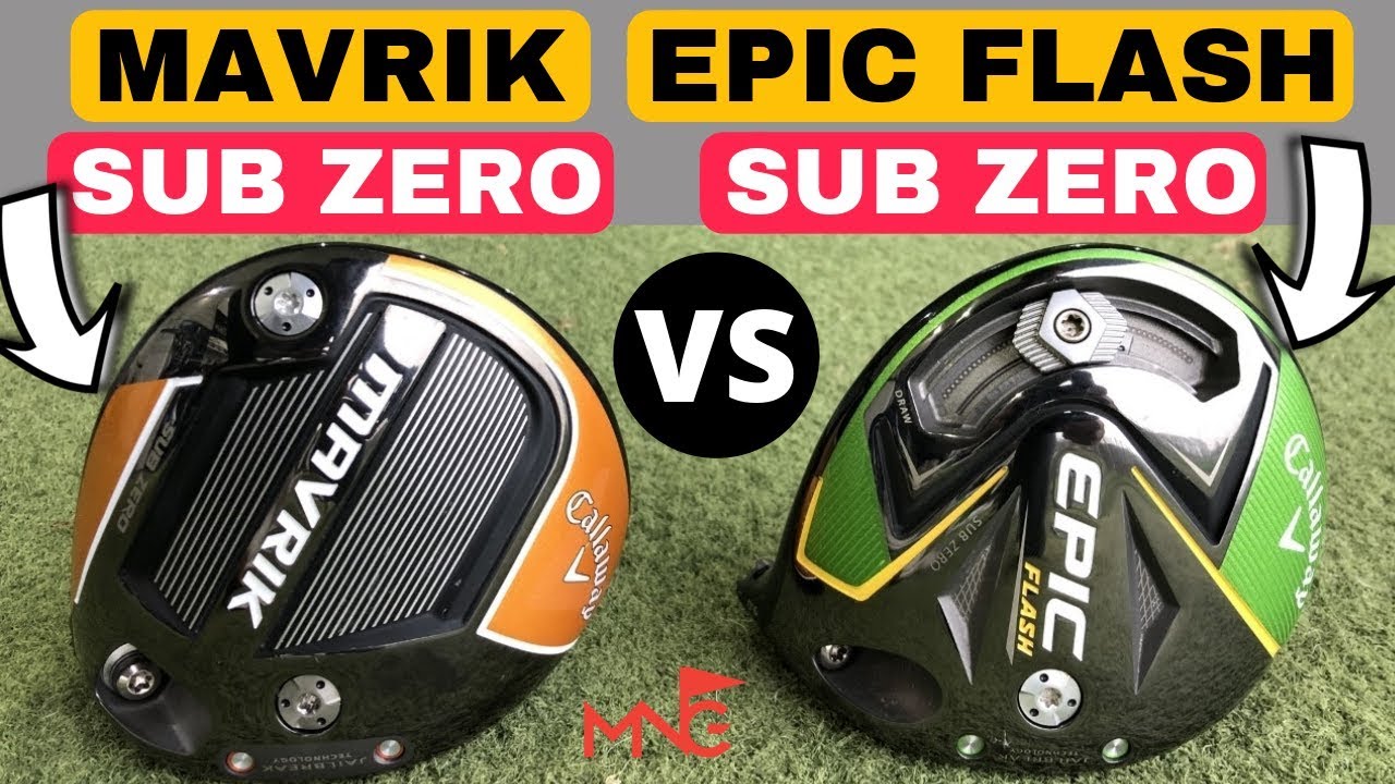 Callaway Mavrik Sub Zero Driver VS Callaway Epic Flash Sub Zero Driver – Low Spin Driver Battle!