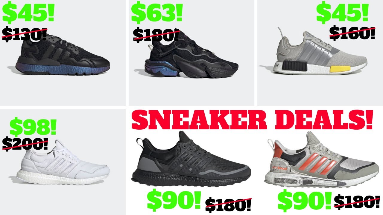 TOP SNEAKER DEALS RIGHT NOW FOR ADIDAS!