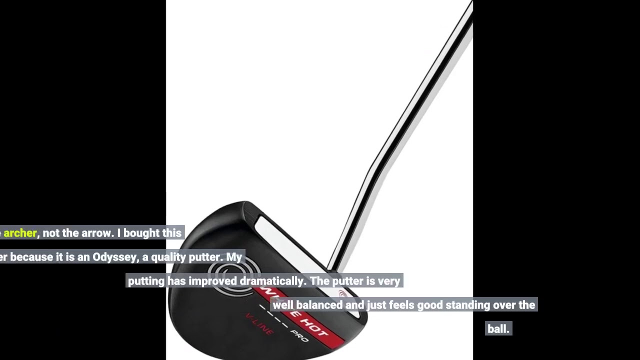 6958970 hmW72xJXaFBlAvgUOdyssey White Hot Pro 2.0 Putter, Black