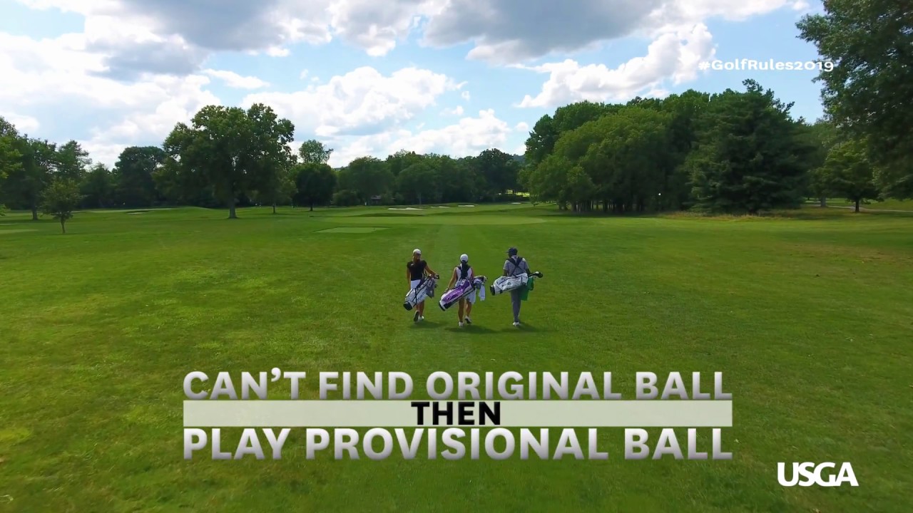 Rules of Golf Explained: Provisional Ball (New for 2019)