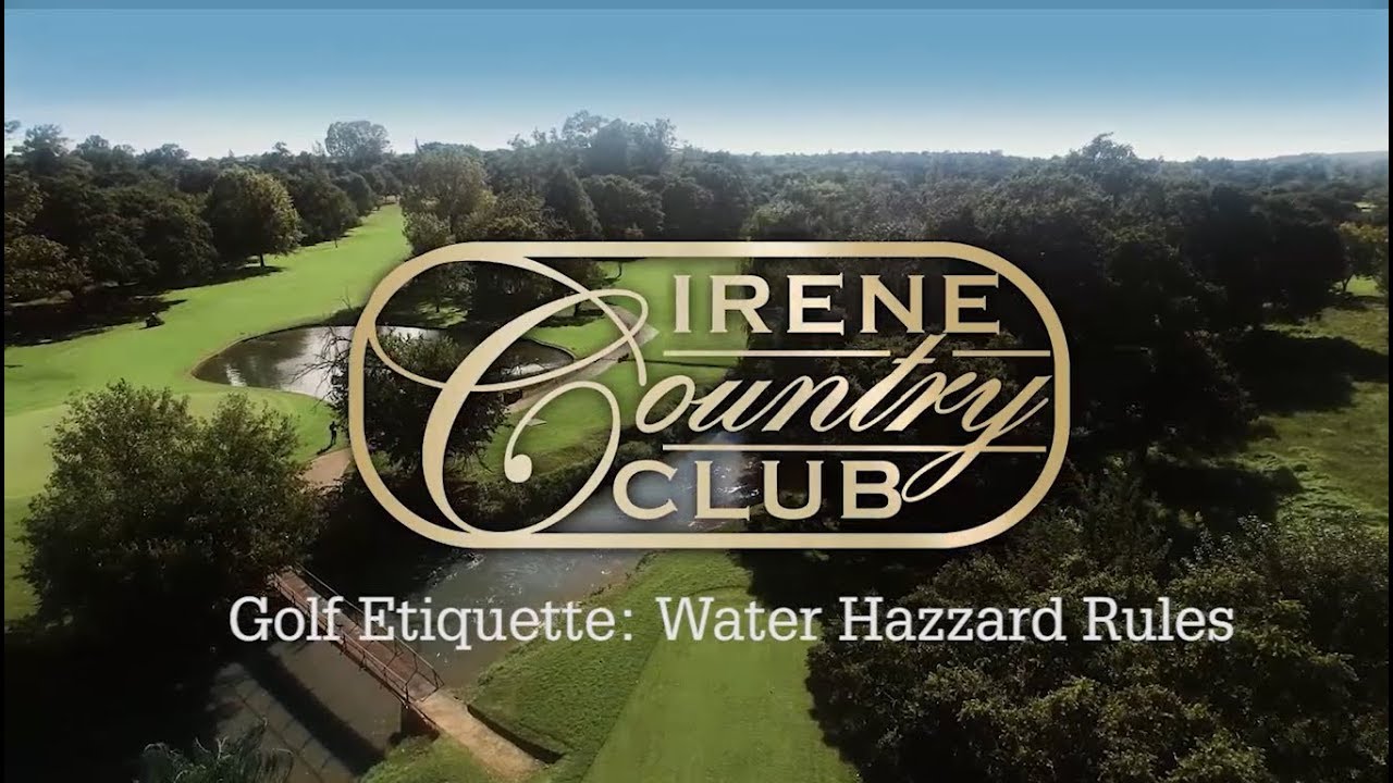 Golf Etiquette: Water Hazzard Rules