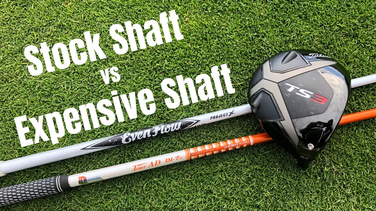 Stock Driver Shaft vs Expensive Up-charge Driver Shaft – Using Titleist TS3 Driver