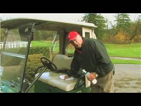 Golf Tips & Etiquette : How to Clean Golf Cart Seats