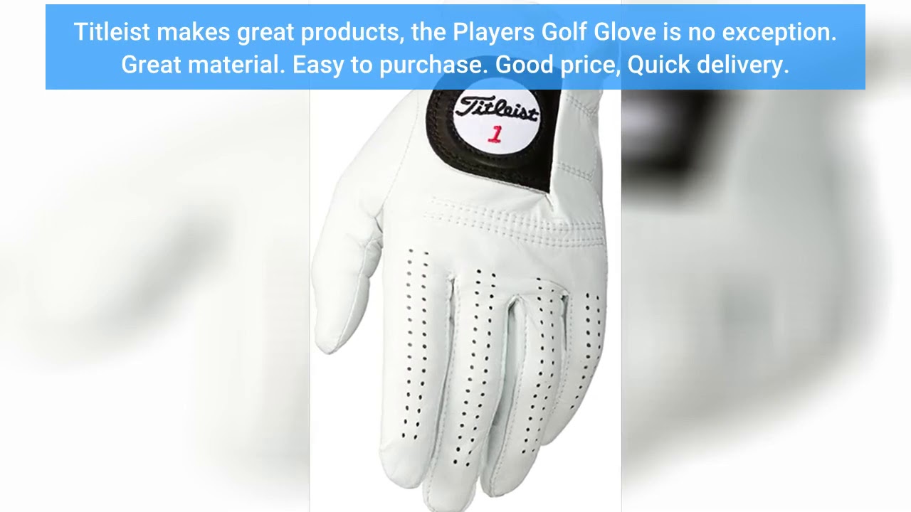 Titleist Men's Players Golf Glove