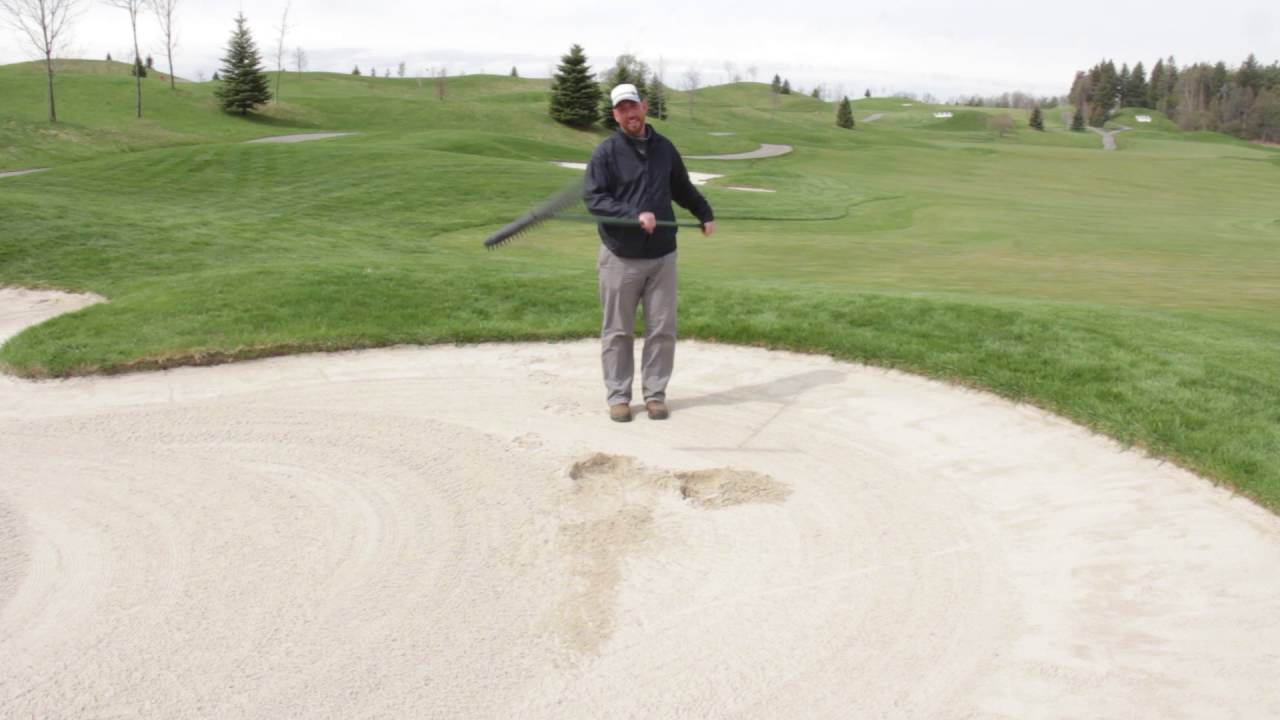 Whistle Bear Golf Course Etiquette: Bunker Raking