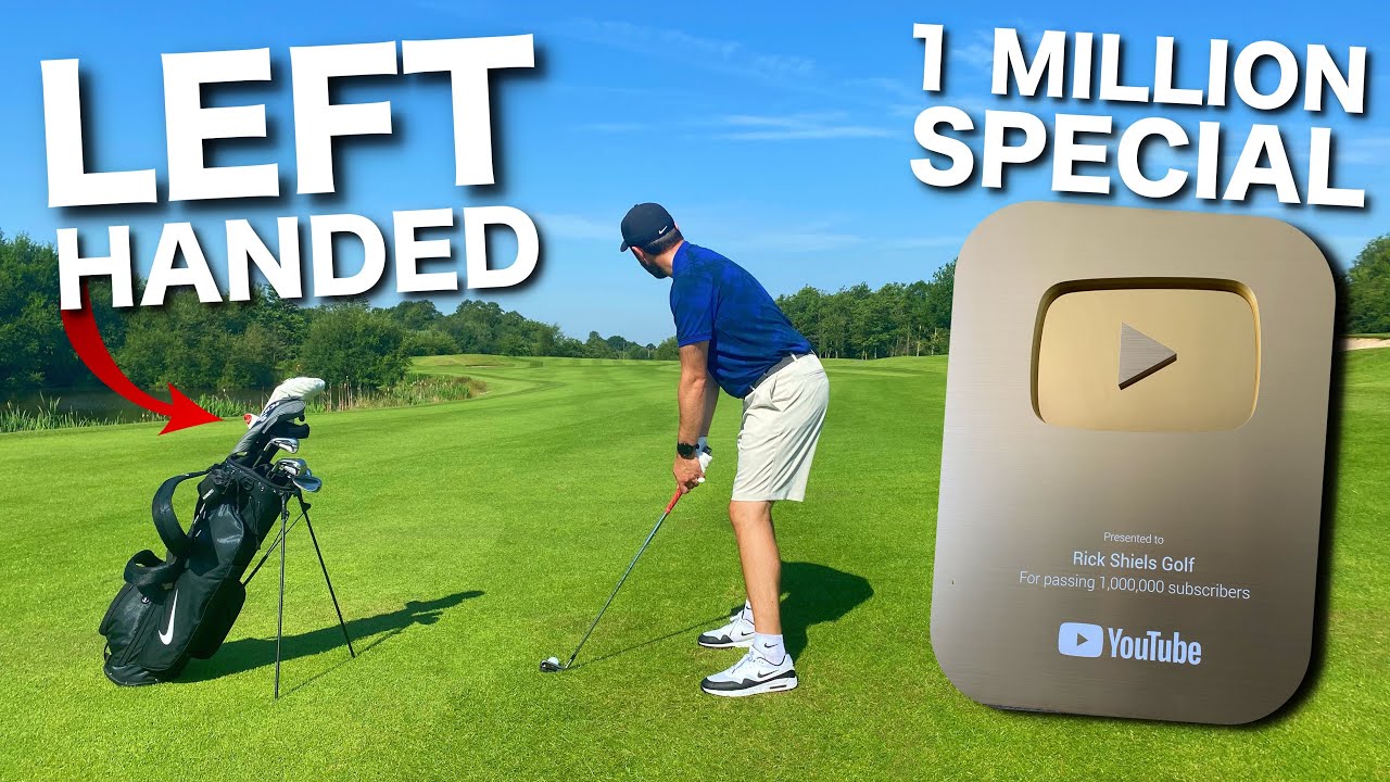 I play golf LEFT HANDED | 1,000,000 SUBSCRIBER SPECIAL