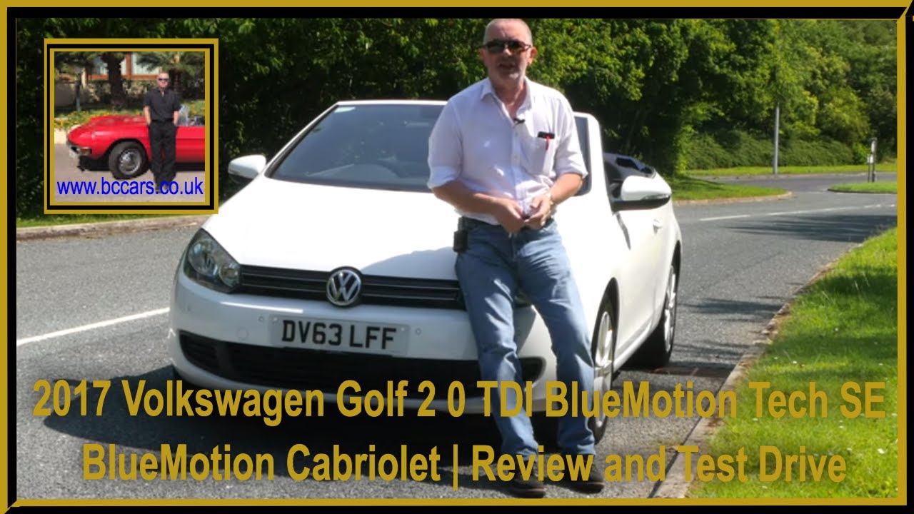 2013 Volkswagen Golf 2 0 TDI BlueMotion Tech SE BlueMotion Cabriolet | Review and Test Drive