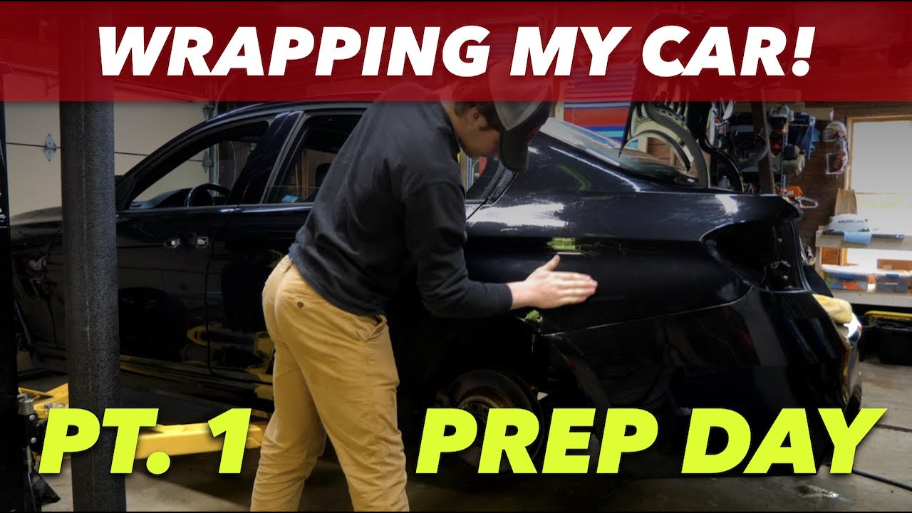 WRAPPING MY CAR DURING QUARANTINE // PT. 1 – WRAP PREP DAY