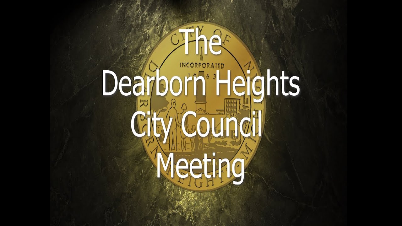 Dearborn Heights City Council: 6/23/20