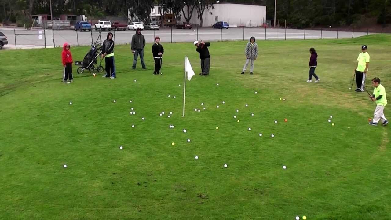 Mr Peters Golf Camp chipping contest