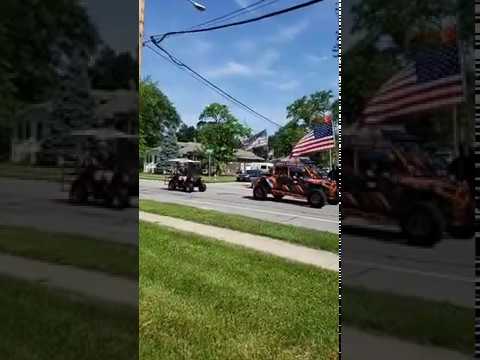 Hobart golf cart parade 2020