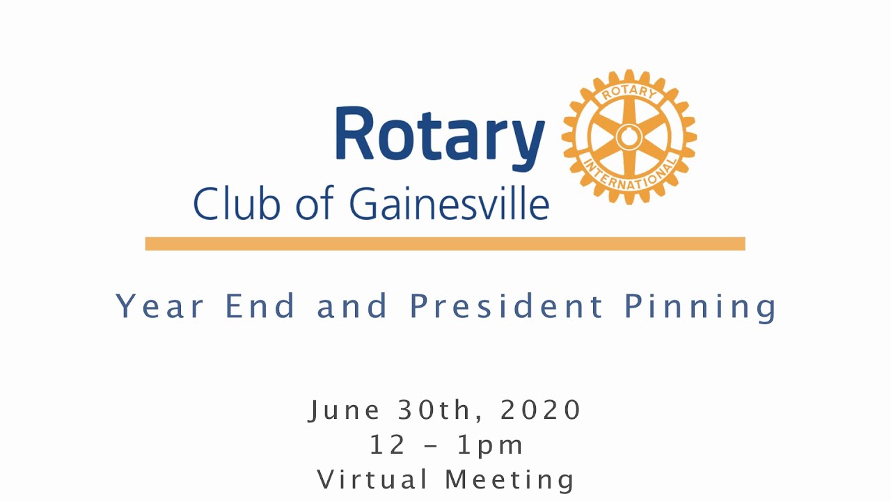 Rotary Club Weekly Meeting June 30 2020