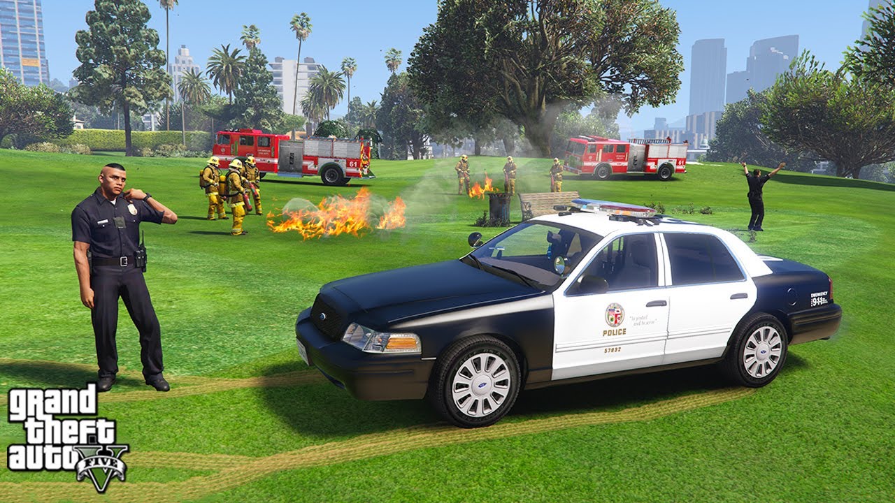 Golf Club Catches Fire! (GTA 5 LSPDFR Mod #294)