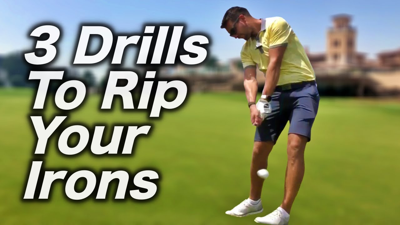 HOW TO STRIKE IRONS PERFECTLY!  | Golf Lesson Tips