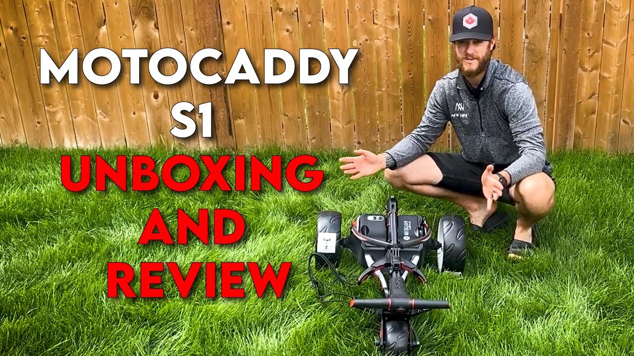 New Nine Golf Unboxing – Motocaddy S1 Electric Push Cart Review