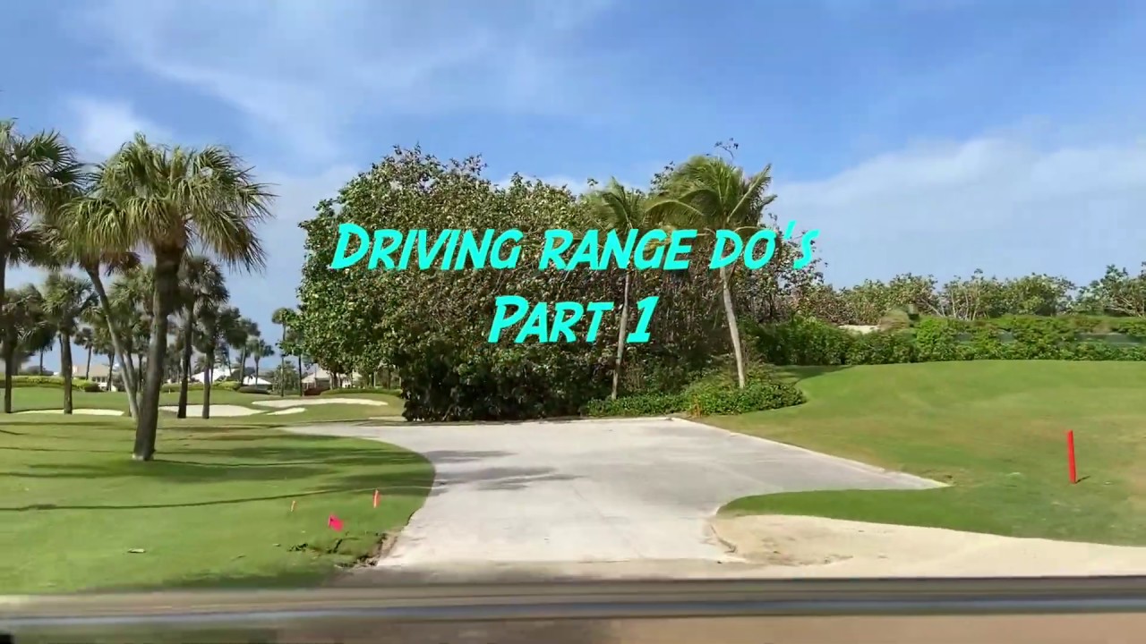 Driving Range Etiquette