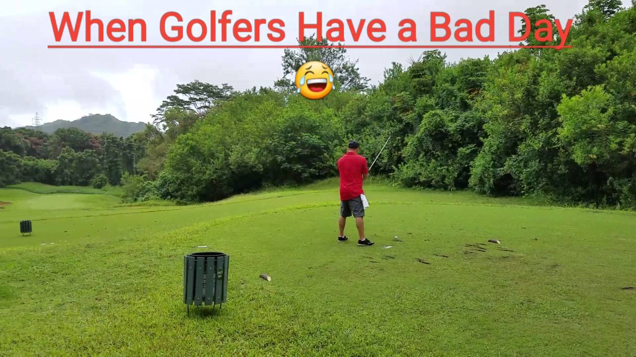 When Golfers Have a Bad Day