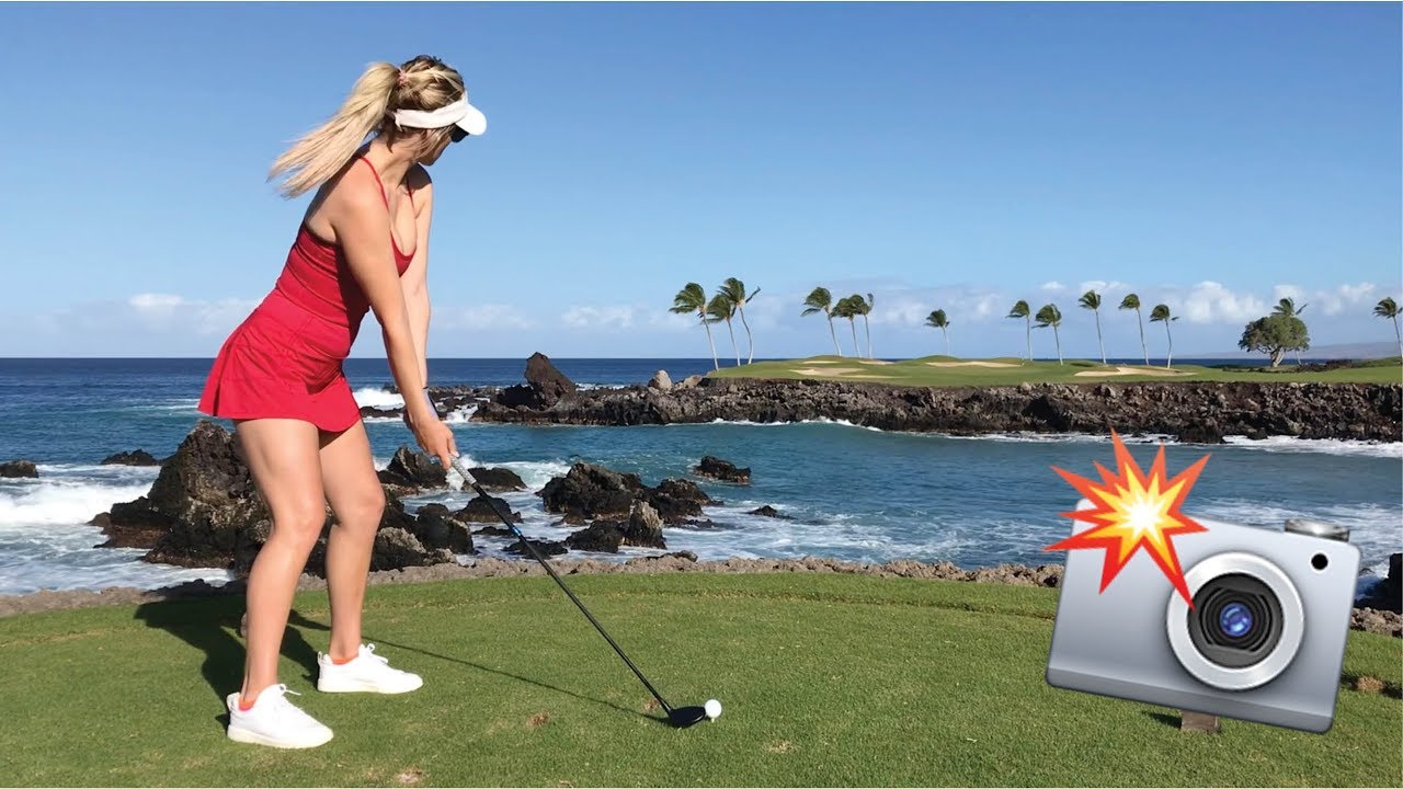 THE MOST PHOTOGRAPHED GOLF HOLE IN THE WORLD // PLAYING MAUNA LANI SOUTH COURSE IN HAWAII