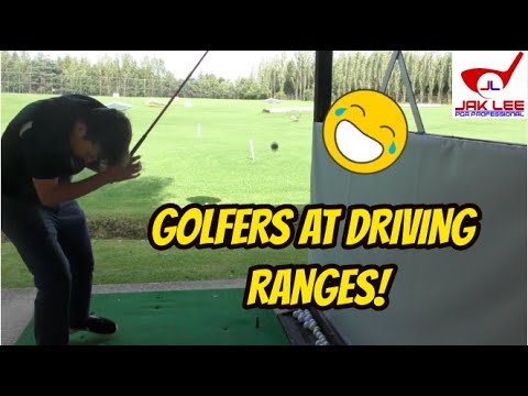 GOLF STEREOTYPES – 10 GOLFERS YOU SEE AT DRIVING RANGES!