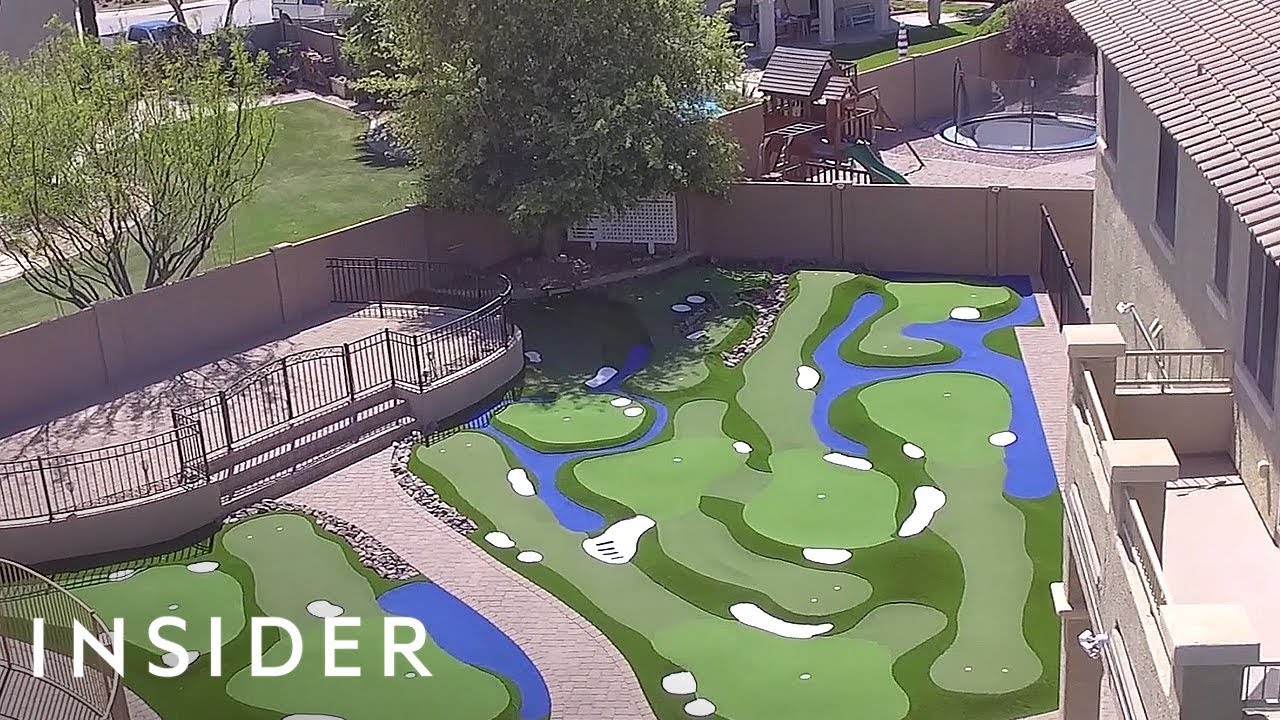 Turn Your Backyard Into A Mini Golf Course