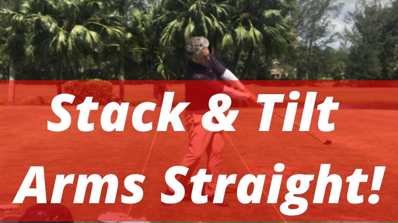 2 Simple Words to Amazing Ball Striking! ARMS STRAIGHT! | Stack and Tilt | PGA Pro Jess Frank