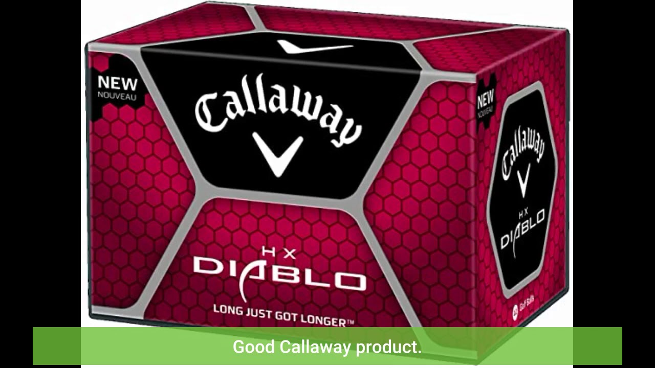 [Reviews] Callaway Golf HEX Diablo Golf Balls (1 Dozen)