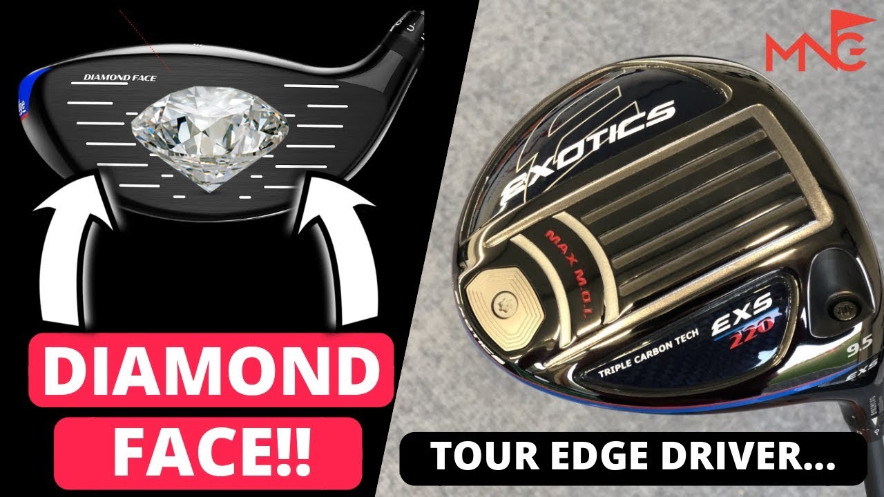 It Has A Diamond Face! Tour Edge Exotics EXS 220 Driver Review