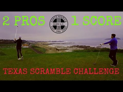 TEXAS SCRAMBLE CHALLENGE, NORTH BERWICK EAST LINKS, GLEN GOLF CLUB, 2 PROS – 1 SCORE, (2020)